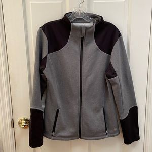 Fleece-lined colorblock jacket size L